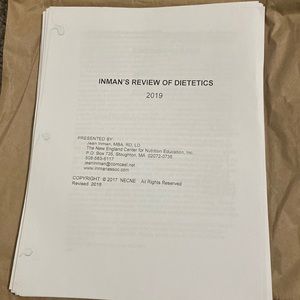 Jean Inman RD Review Guide